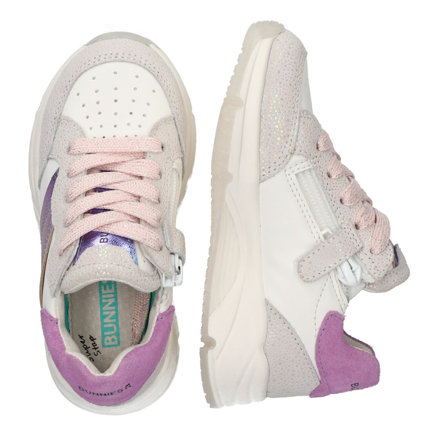 Fien Force Lage Sneakers Meisjes Multicolor