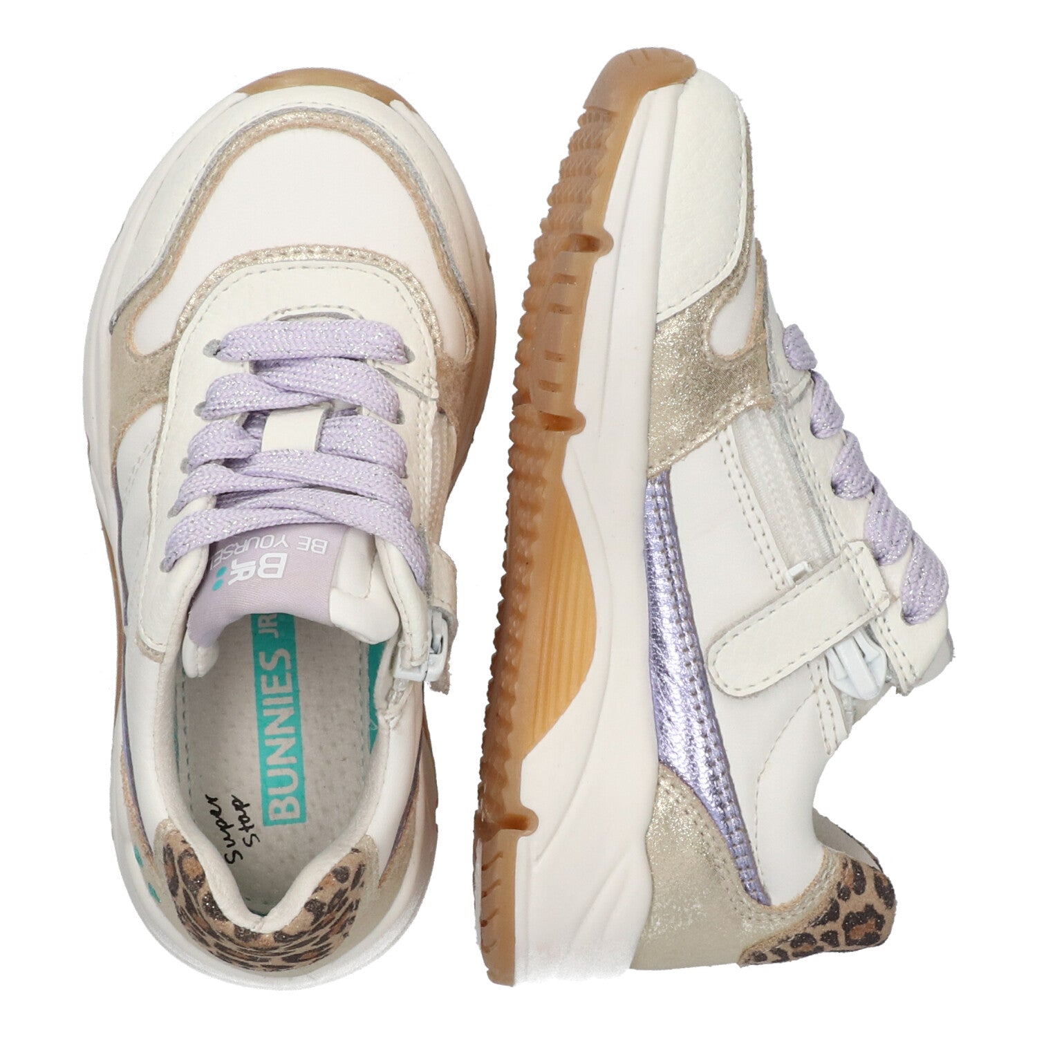 Fenna Force Lage Sneakers Meisjes Wit