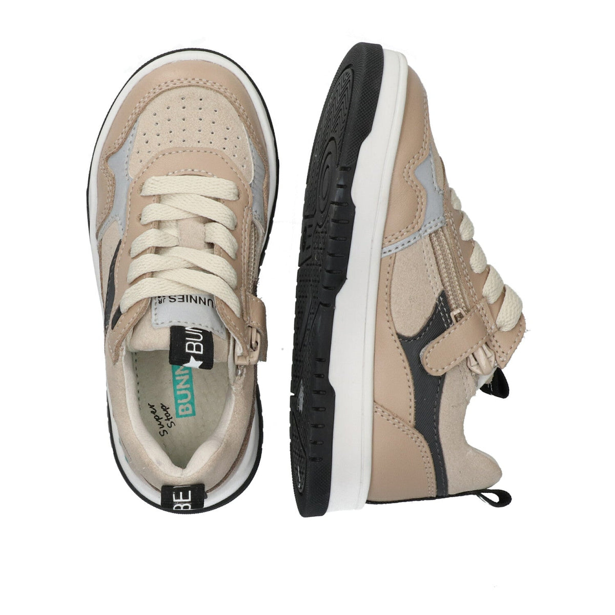 Bob Baas Lage Sneakers Jongens Beige