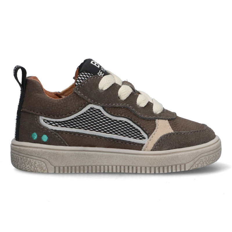 BunniesJR Maxime Mellow lage jongenssneakers bruin