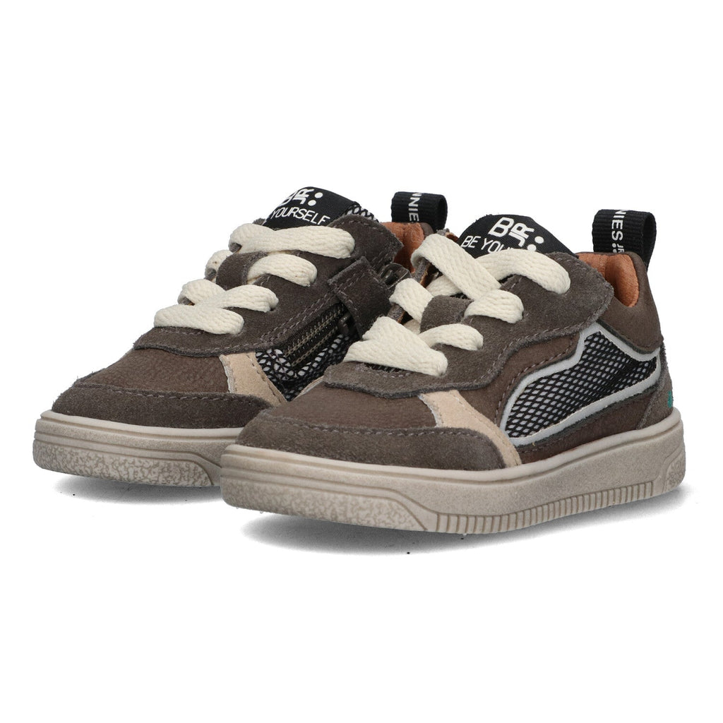 BunniesJR Maxime Mellow lage jongenssneakers bruin