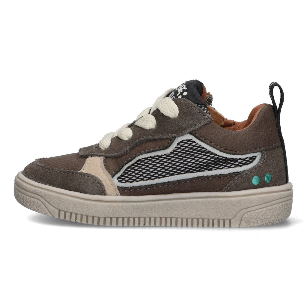 BunniesJR Maxime Mellow lage jongenssneakers bruin