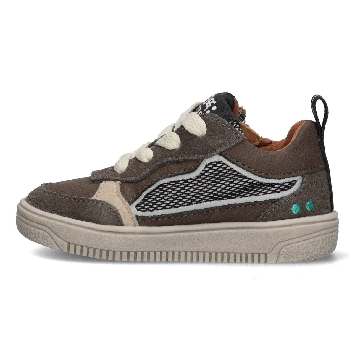 BunniesJR Maxime Mellow lage jongenssneakers bruin