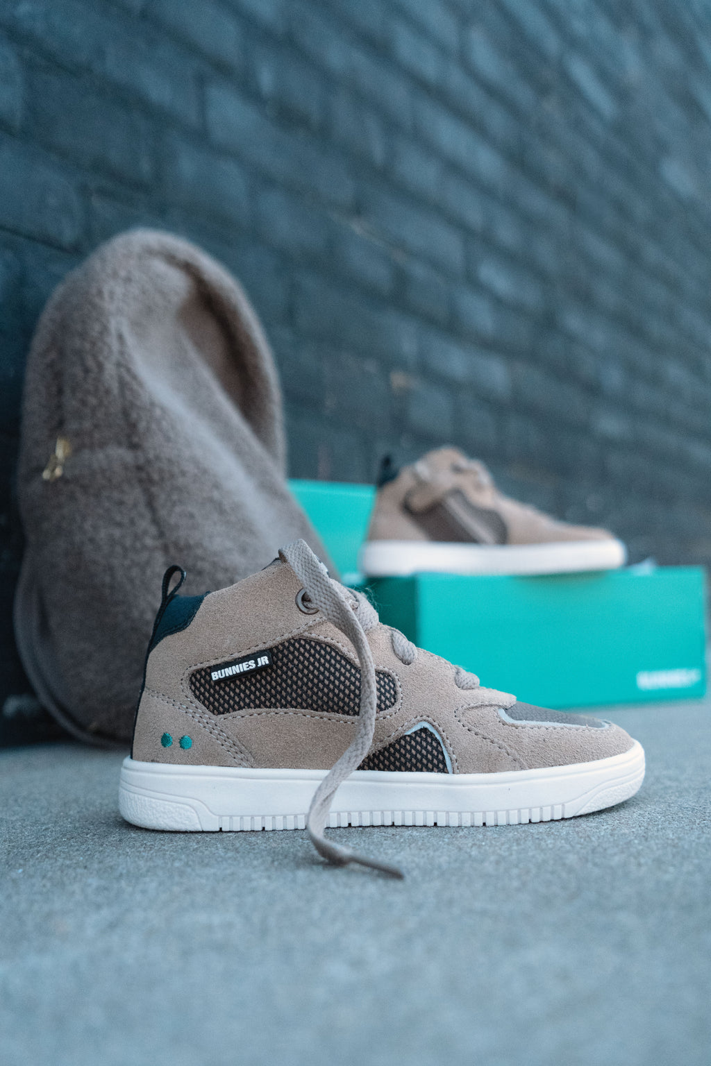 Moos Mellow Hoge Sneakers Jongens Bruin