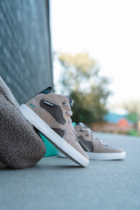 Moos Mellow Hoge Sneakers Jongens Bruin