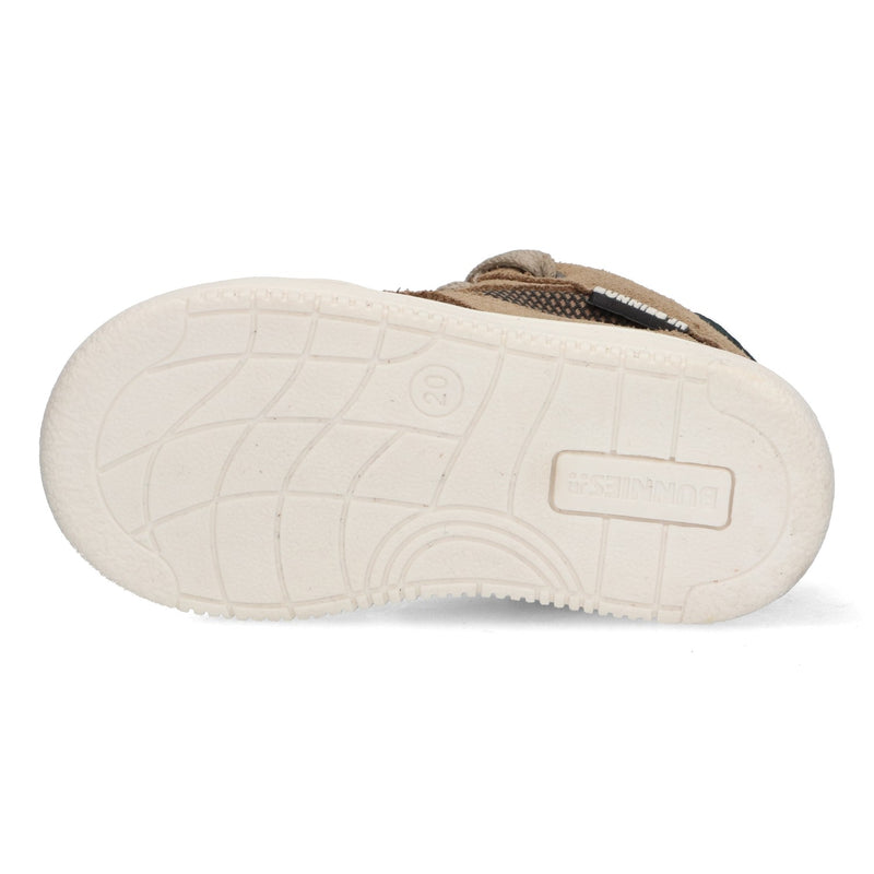 BunniesJR Moos Mellow hoge sneakers jongens bruin