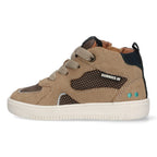 BunniesJR Moos Mellow hoge sneakers jongens bruin