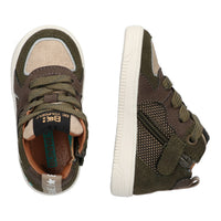 BunniesJR Moos Mellow hoge sneakers jongens groen