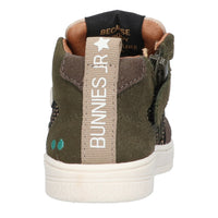 BunniesJR Moos Mellow hoge sneakers jongens groen