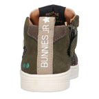 BunniesJR Moos Mellow hoge sneakers jongens groen