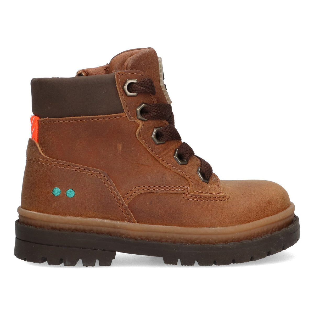 BunniesJR Thijs Trail bikerboots cognac jongens
