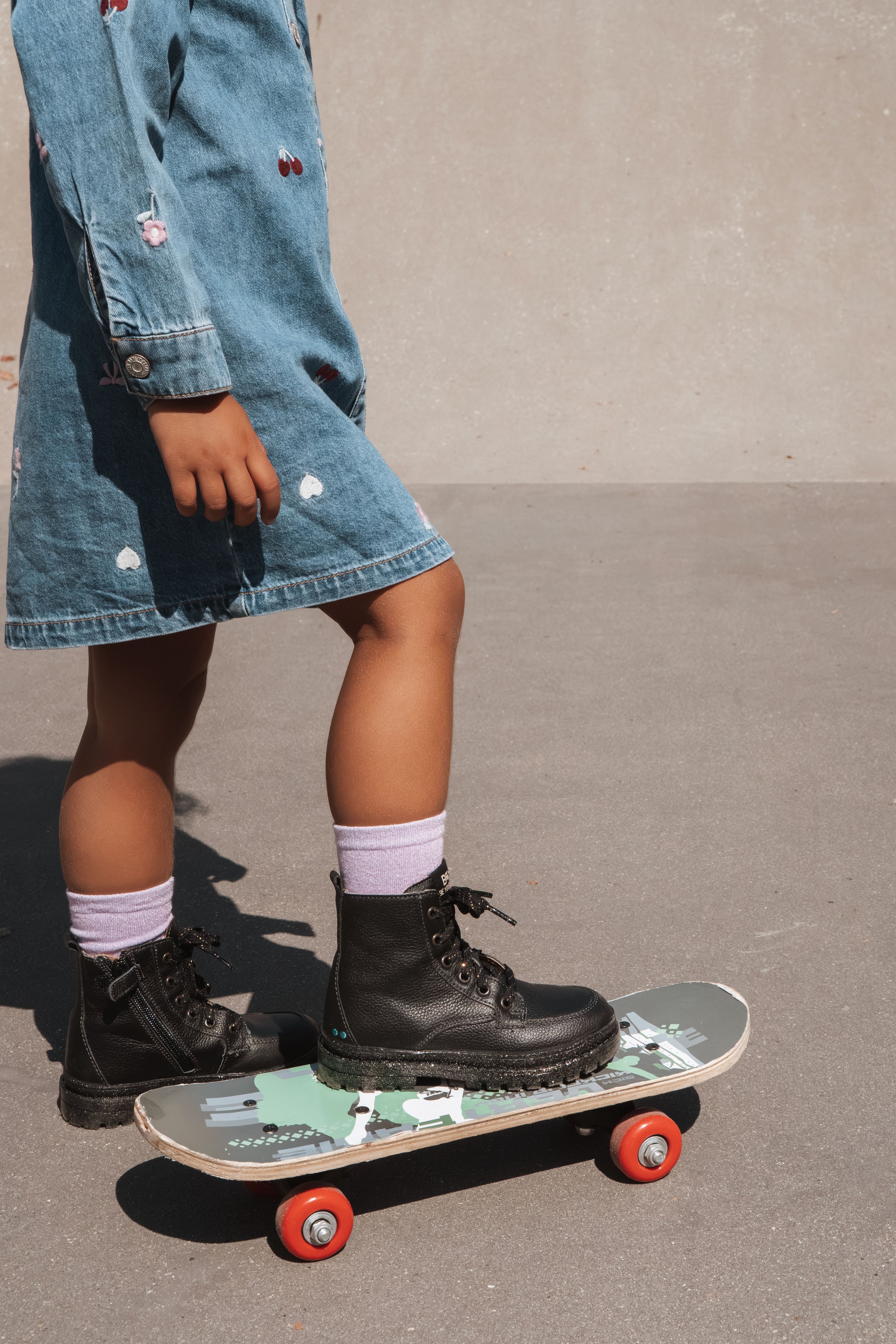 Taylor Trail Biker Boots Meisjes Zwart