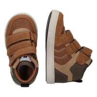 BunniesJR Lio Louw hoge sneakers jongens cognac