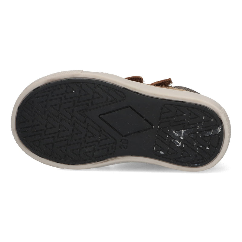BunniesJR Lio Louw hoge sneakers jongens cognac