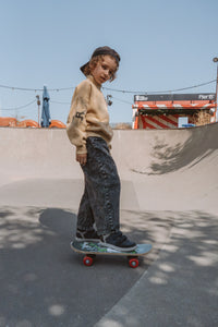 Lio Louw Hoge Sneakers Jongens Blauw
