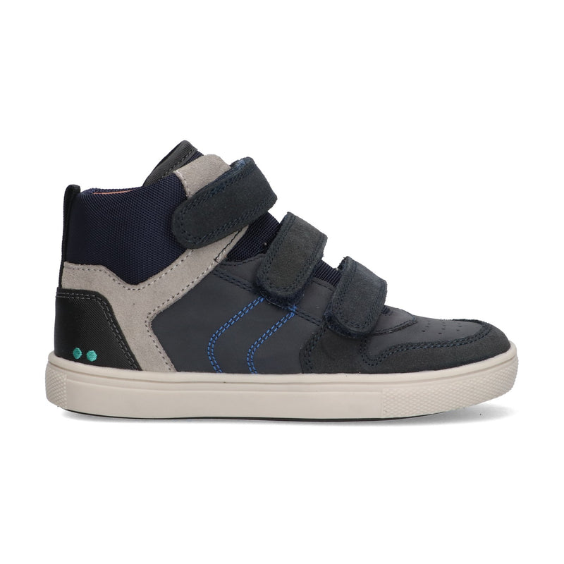BunniesJR Lio Louw jongenssneakers blauw
