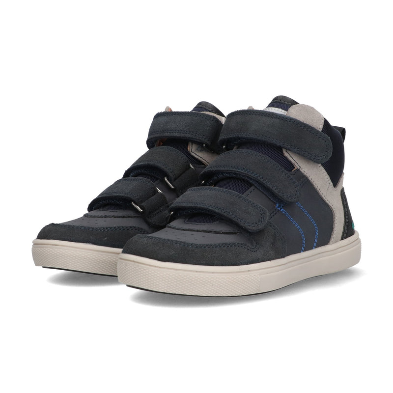 BunniesJR Lio Louw jongenssneakers blauw