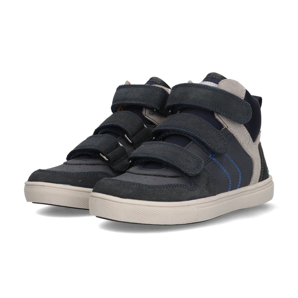 Lio Louw Hoge Sneakers Jongens Blauw