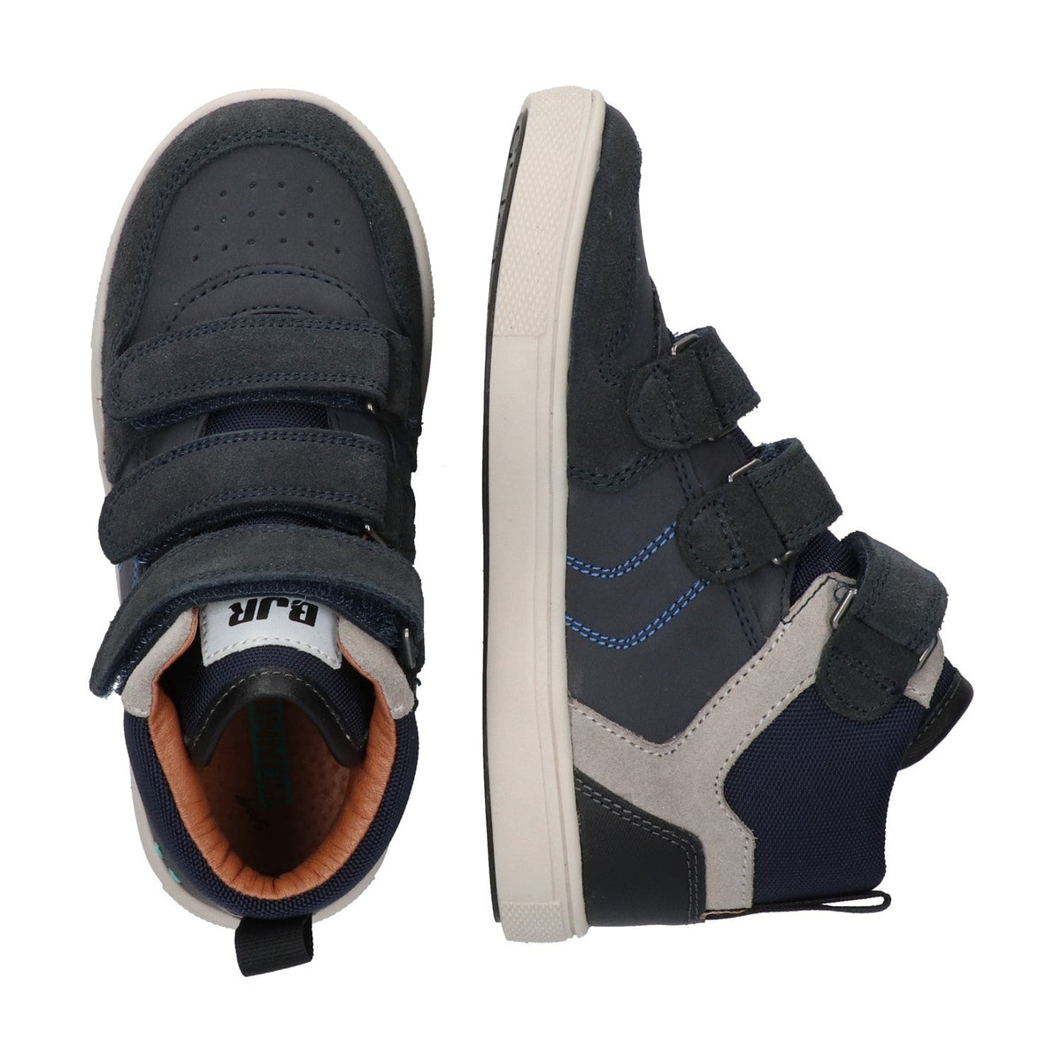 Lio Louw Hoge Sneakers Jongens Blauw