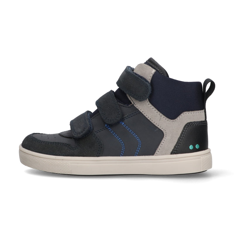 BunniesJR Lio Louw jongenssneakers blauw
