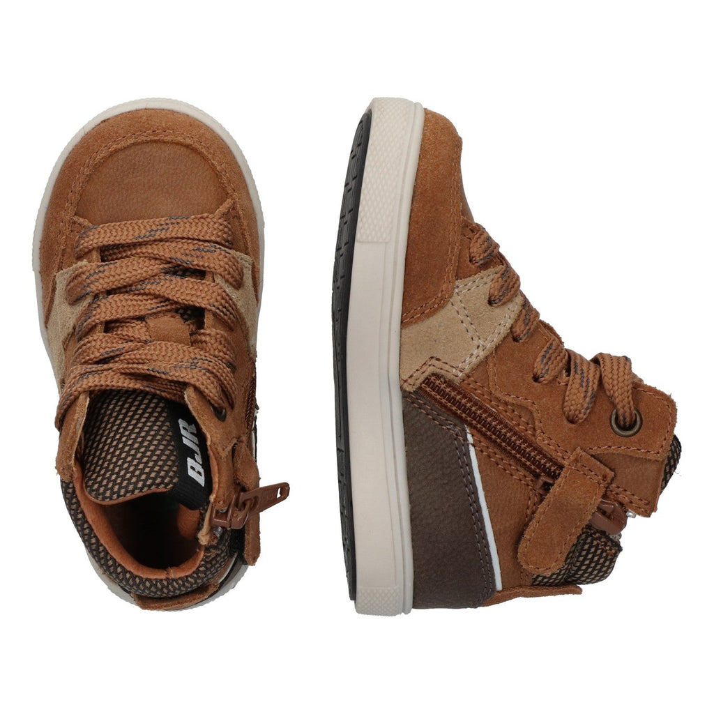 Liv Louw Hoge Sneakers Jongens Bruin