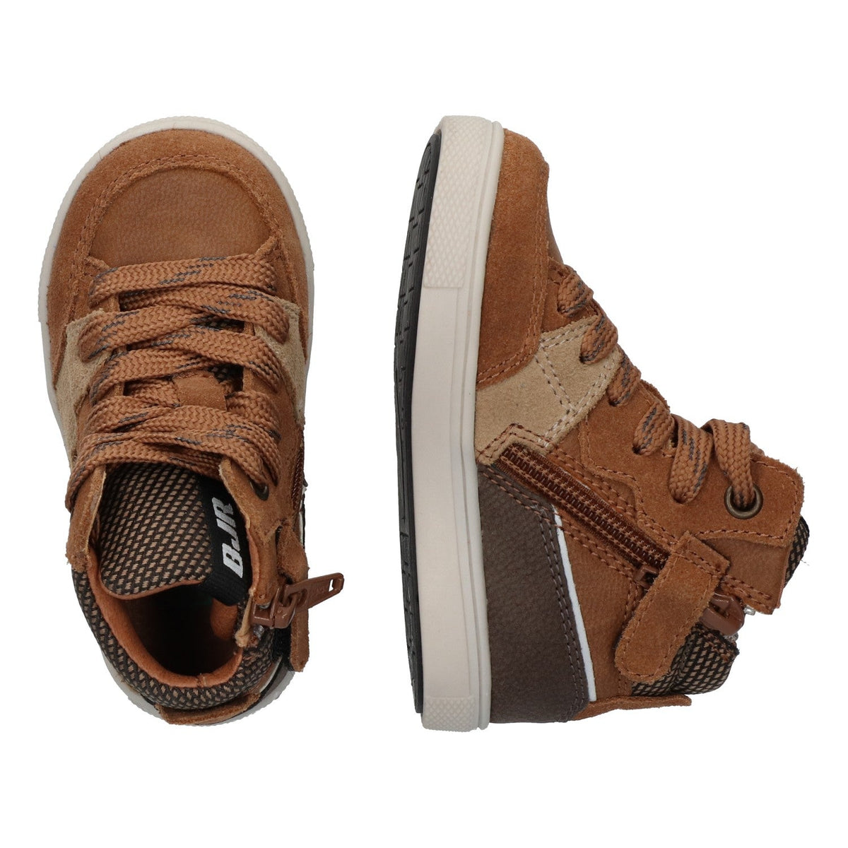 Liv Louw Hoge Sneakers Jongens Bruin