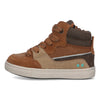 BunniesJR Liv Louw hoge sneakers jongens cognac