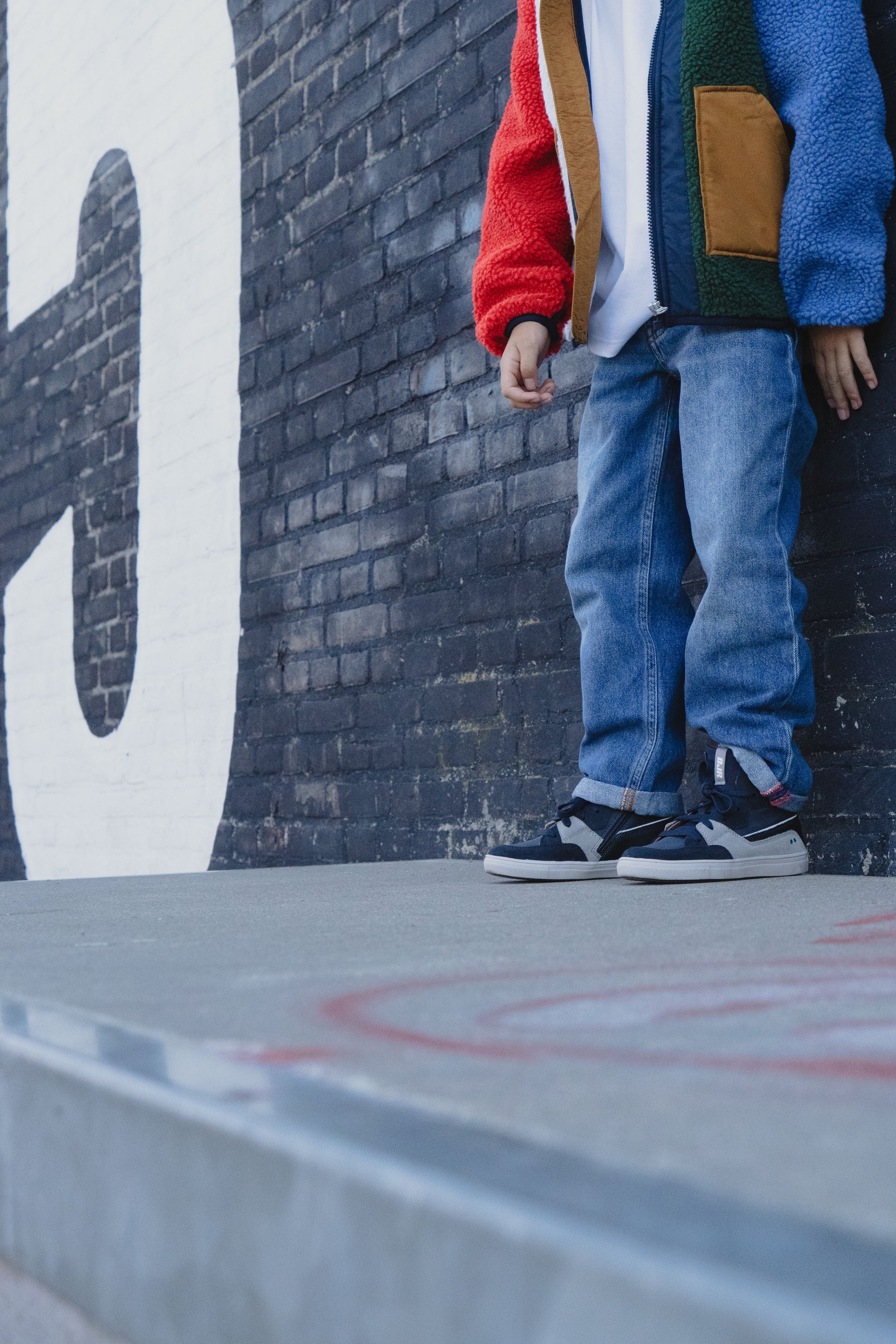 Liv Louw Hoge Sneakers Jongens Blauw