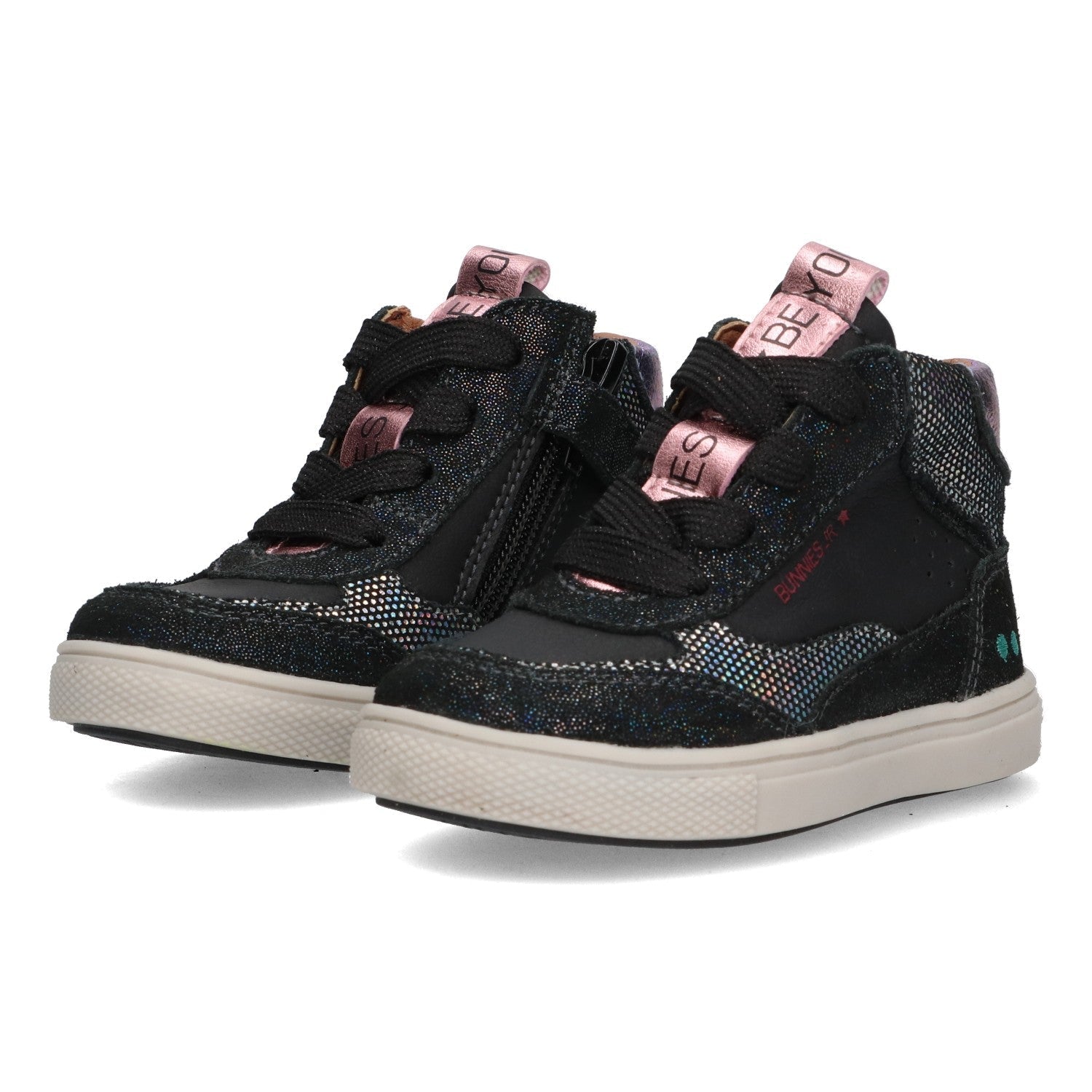 Lola Louw Hoge Sneakers Meisjes Zwart
