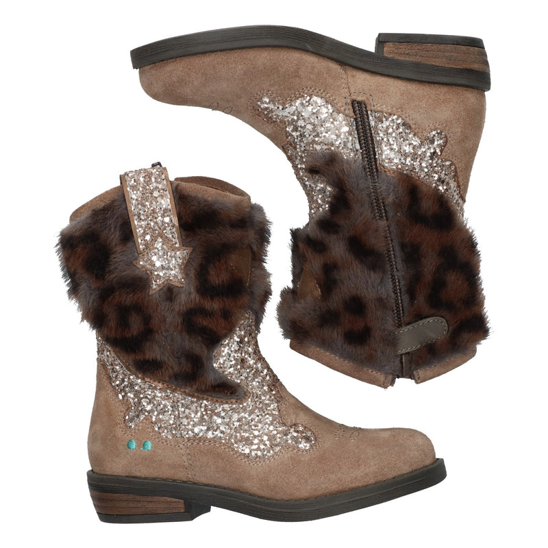 BunniesJR Roxy Rodeo cowboy boots meisjes bruin