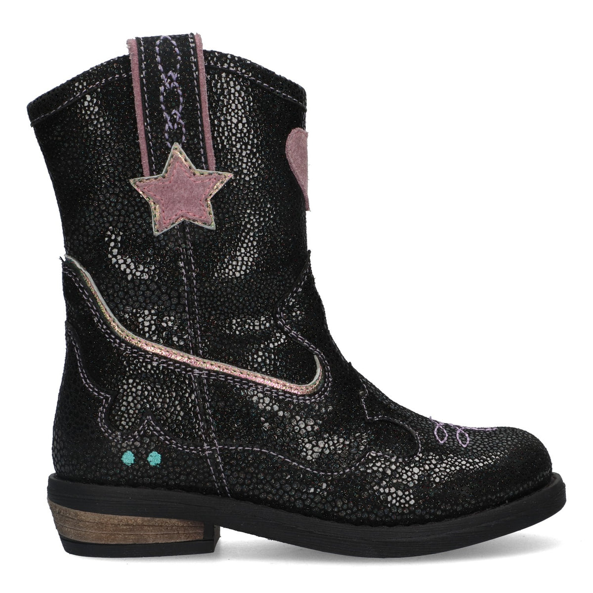 BunniesJR Roxy Rodeo cowboy boots meisjes zwart