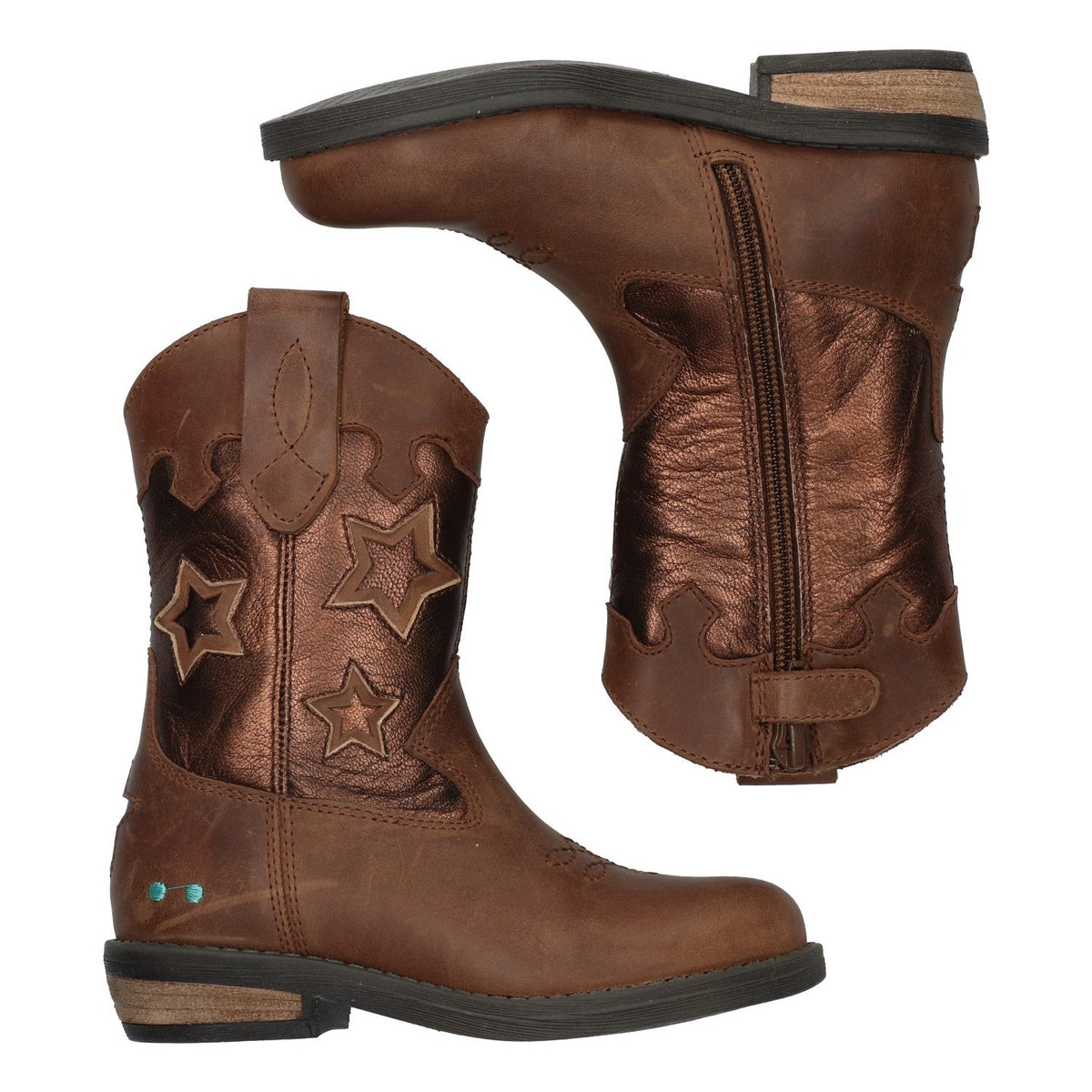 Robine Rodeo Cowboy Boots Meisjes Bruin