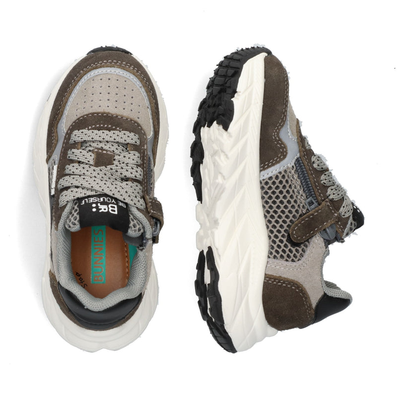 BunniesJR Rio Rush lage sneakers jongens grijs