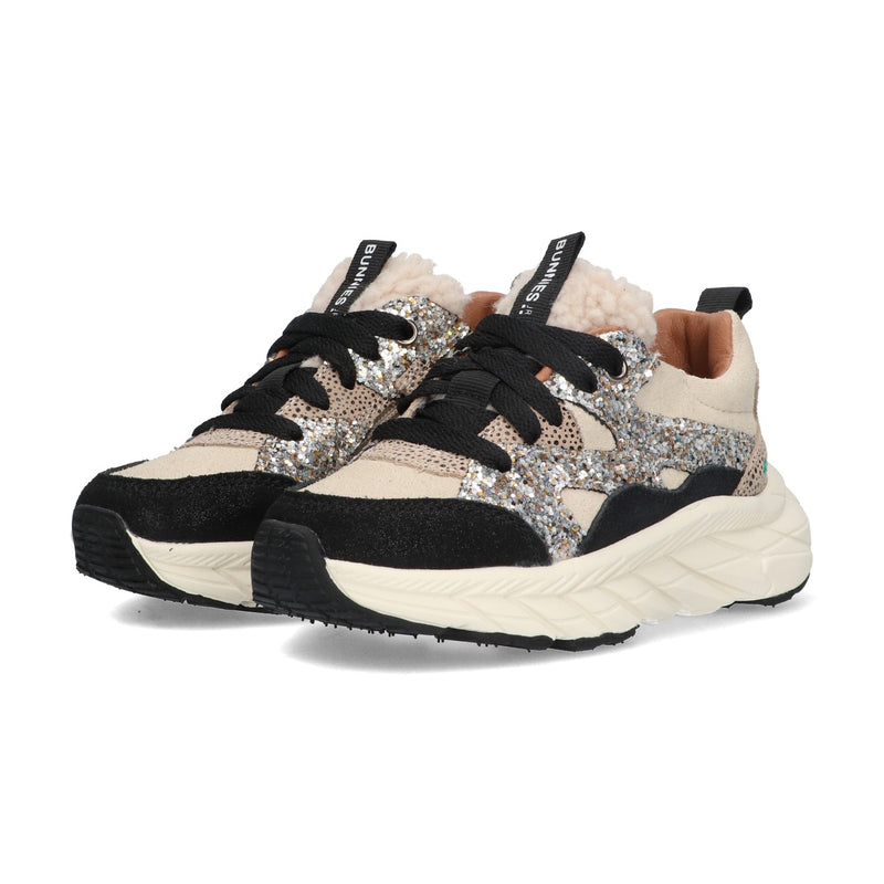 Roxy Rush Lage Sneakers Meisjes Zwart