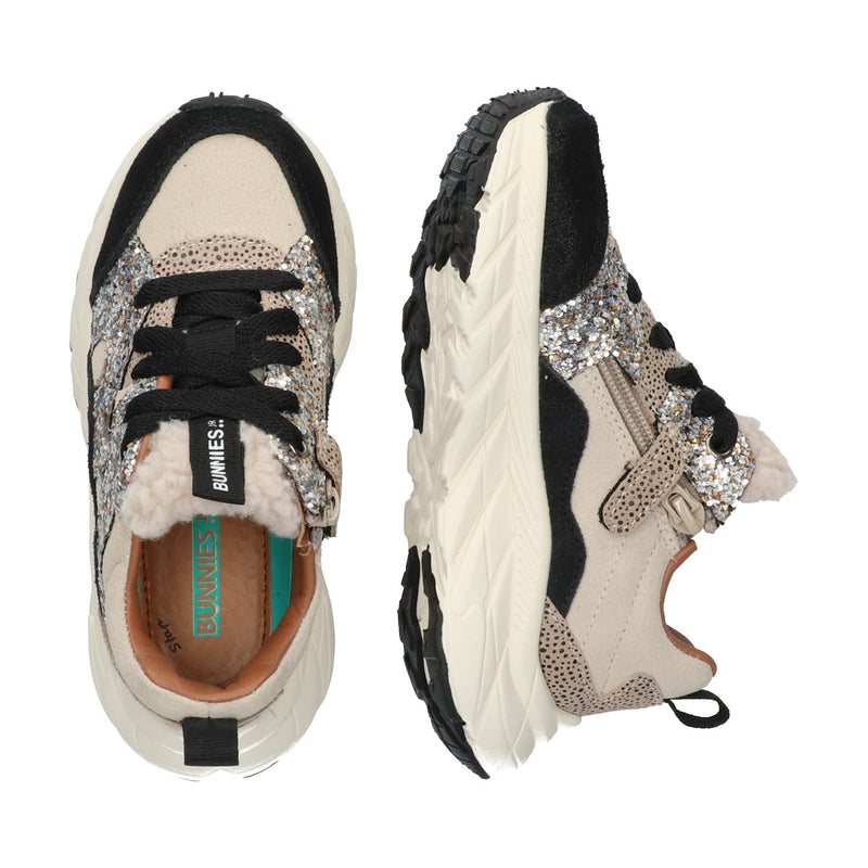 Roxy Rush Lage Sneakers Meisjes Zwart