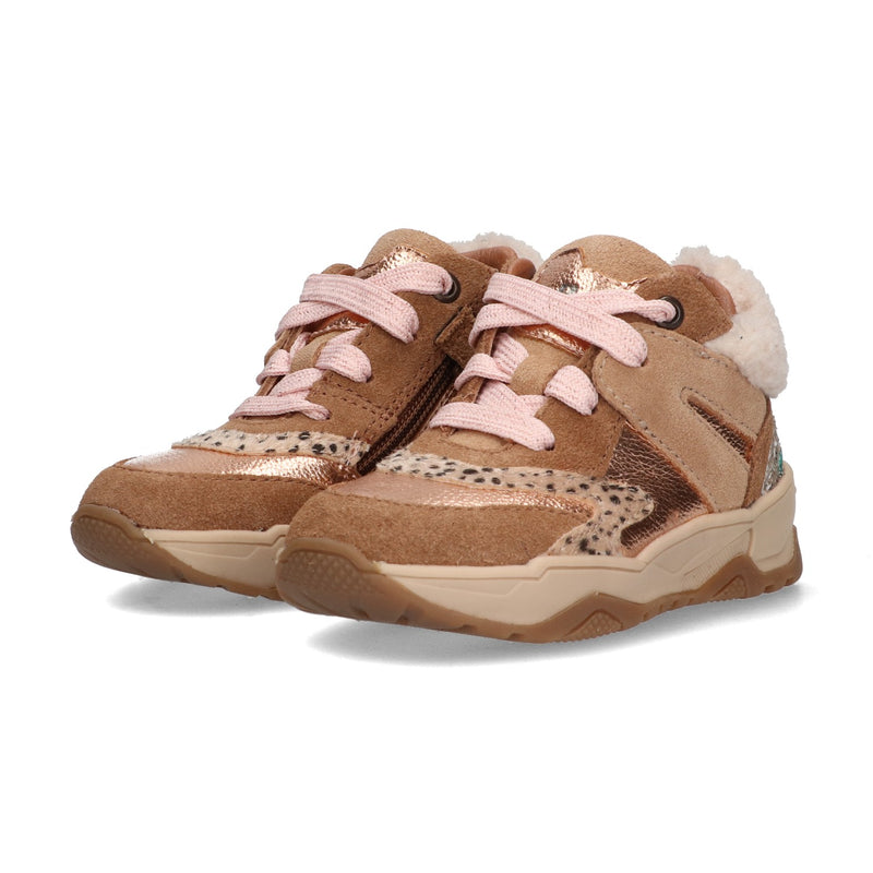 BunniesJR Cody Chunky meisjessneakers bruin