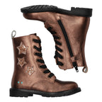 Hailee Happy Biker Boots Meisjes Bruin