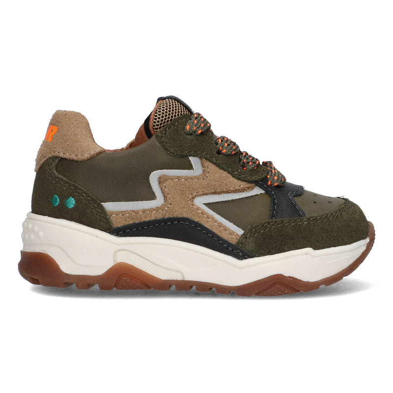 BunniesJR Cleo Chunky lage sneakers jongens groen