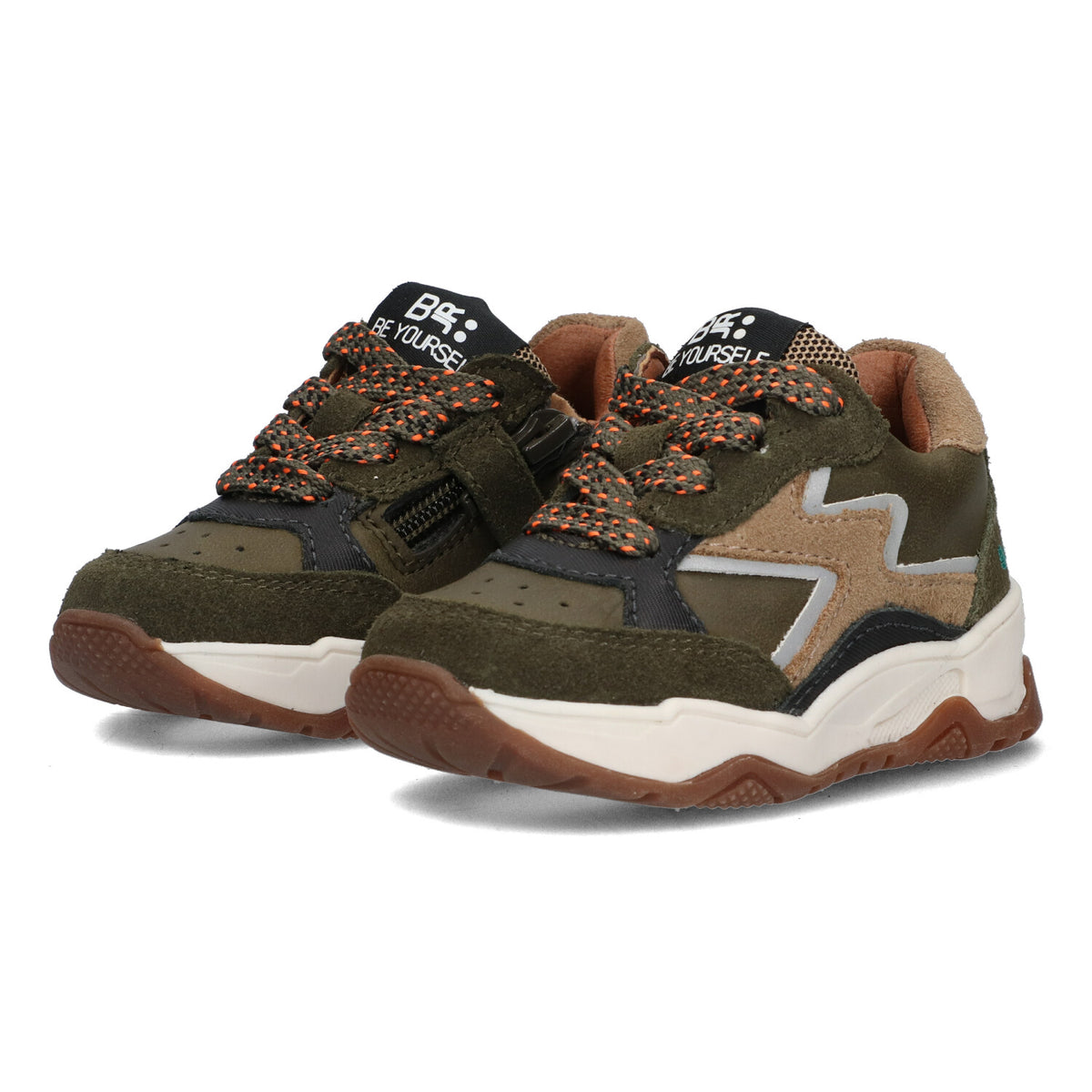BunniesJR Cleo Chunky lage sneakers jongens groen
