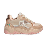Cleo Chunky Lage Sneakers Meisjes Roze