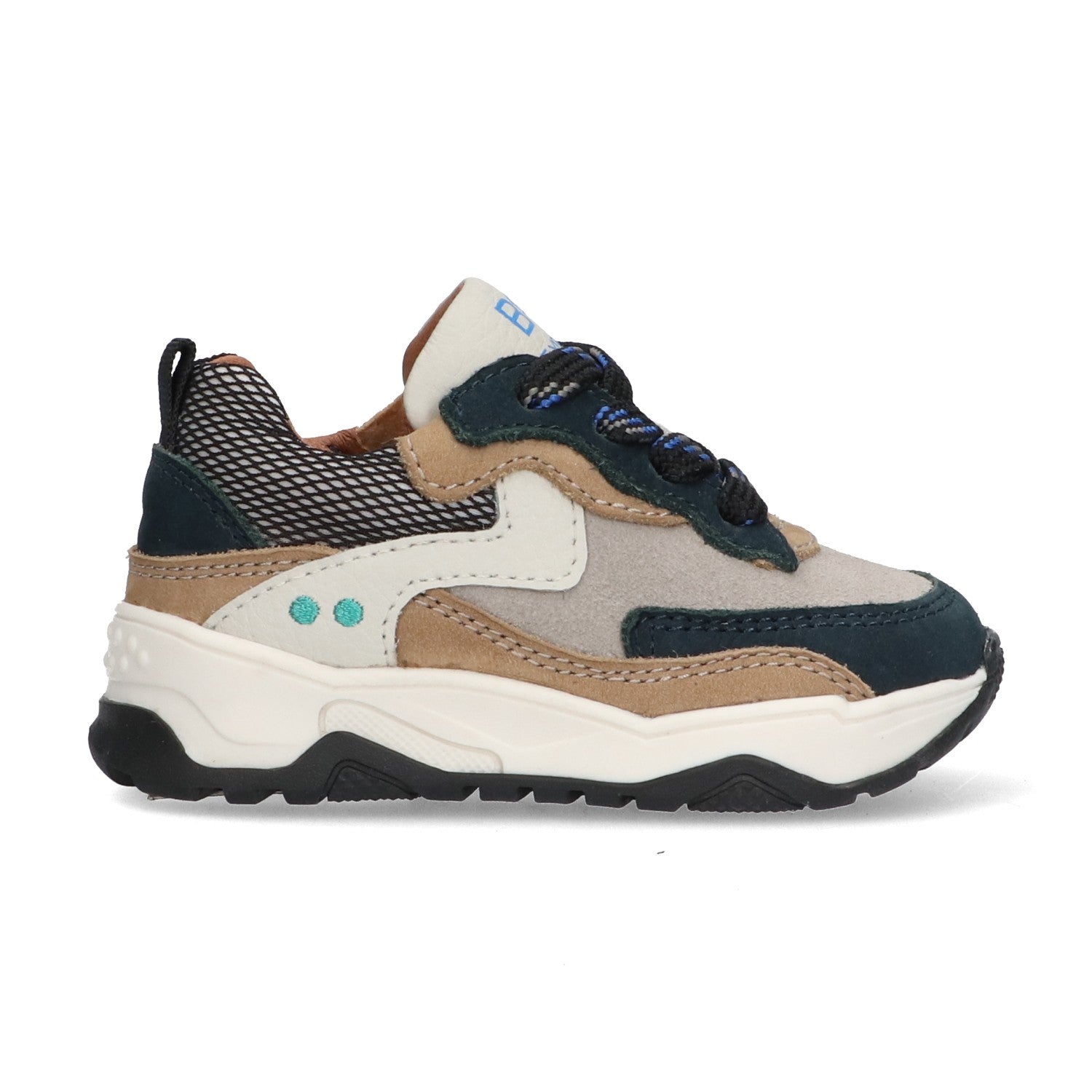 Cole Chunky Lage Sneakers Jongens Blauw