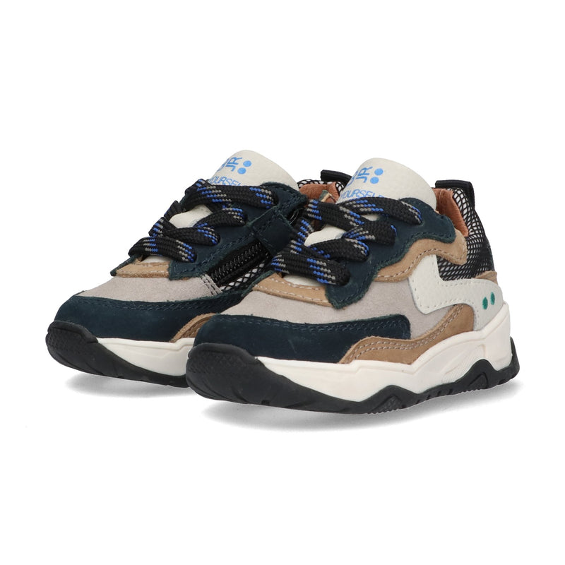 Cole Chunky Lage Sneakers Jongens Blauw