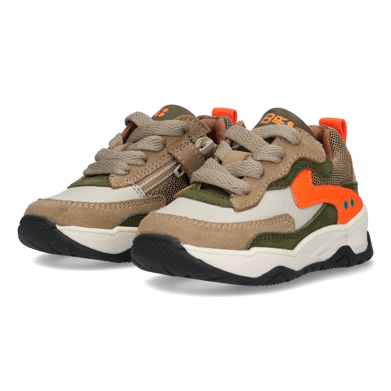 Cole Chunky Lage Sneakers Jongens Oranje
