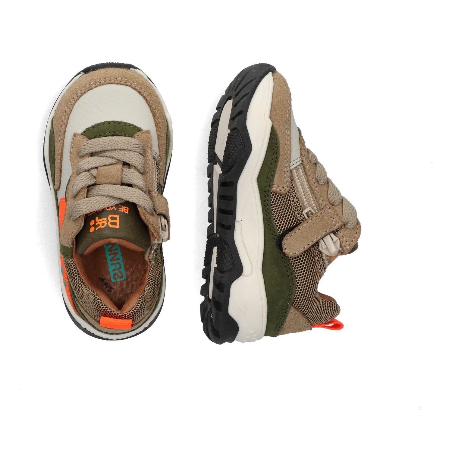 Cole Chunky Lage Sneakers Jongens Oranje