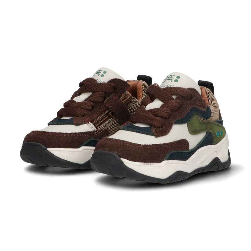 Cole Chunky Lage Sneakers Jongens Bruin