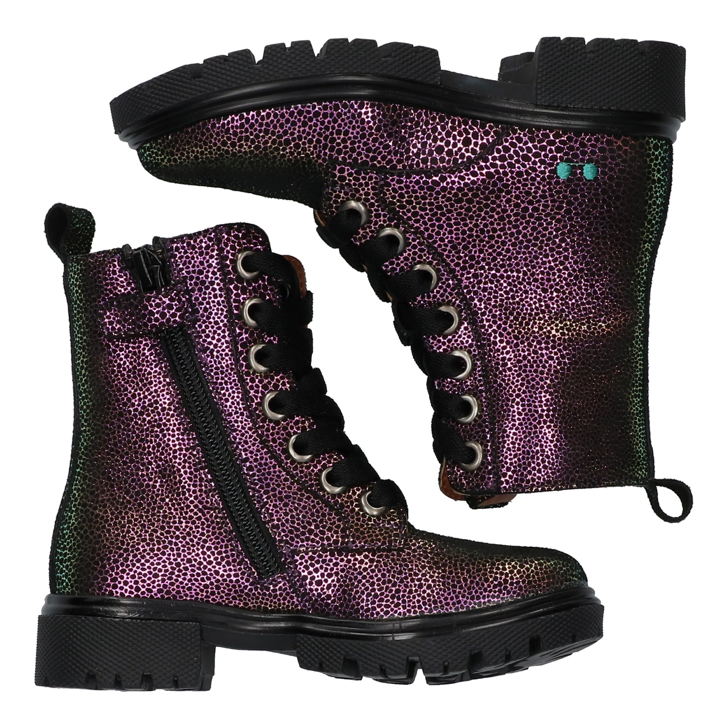 Saar Sterk Biker Boots Meisjes Multicolor