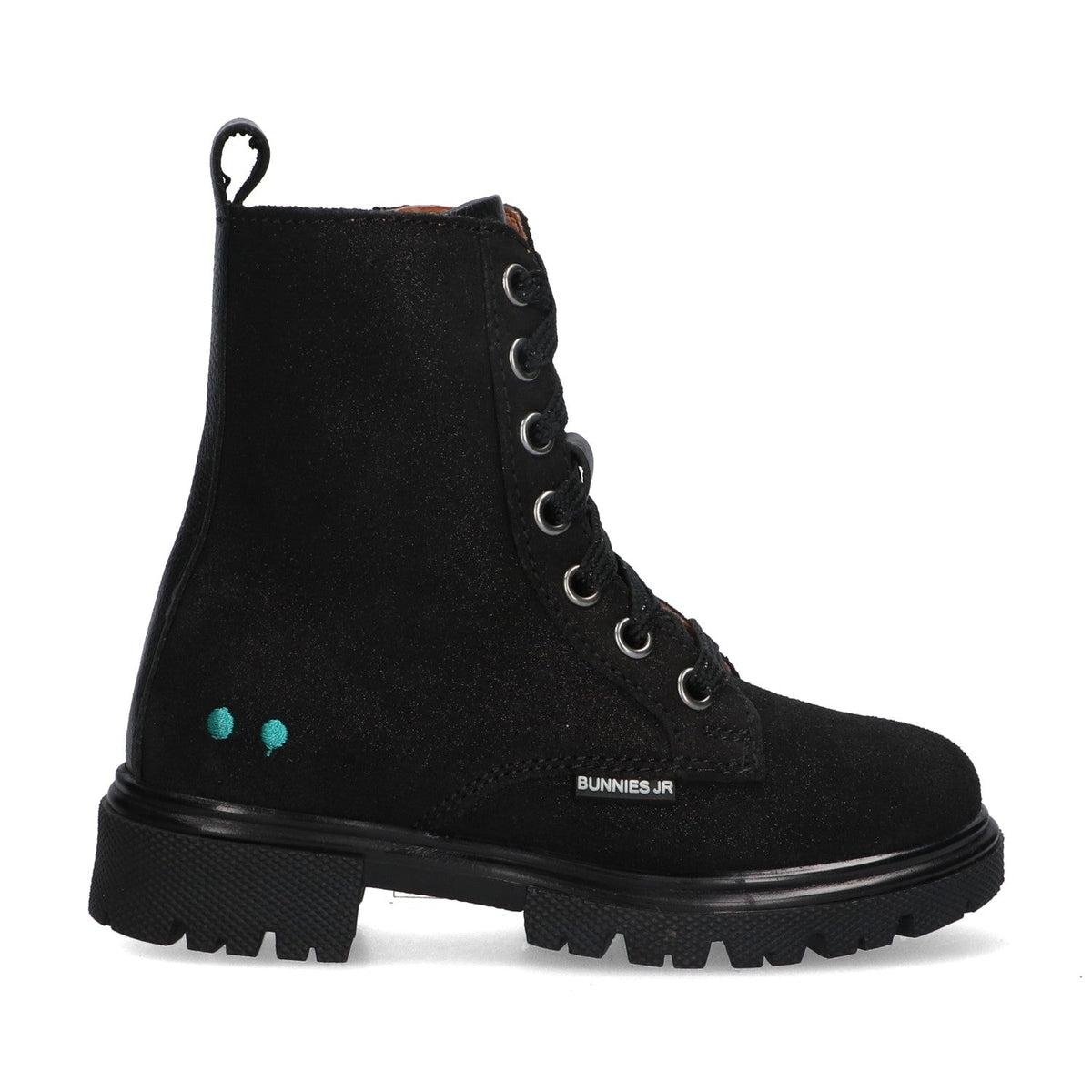 Saar Sterk Biker Boots Meisjes Zwart