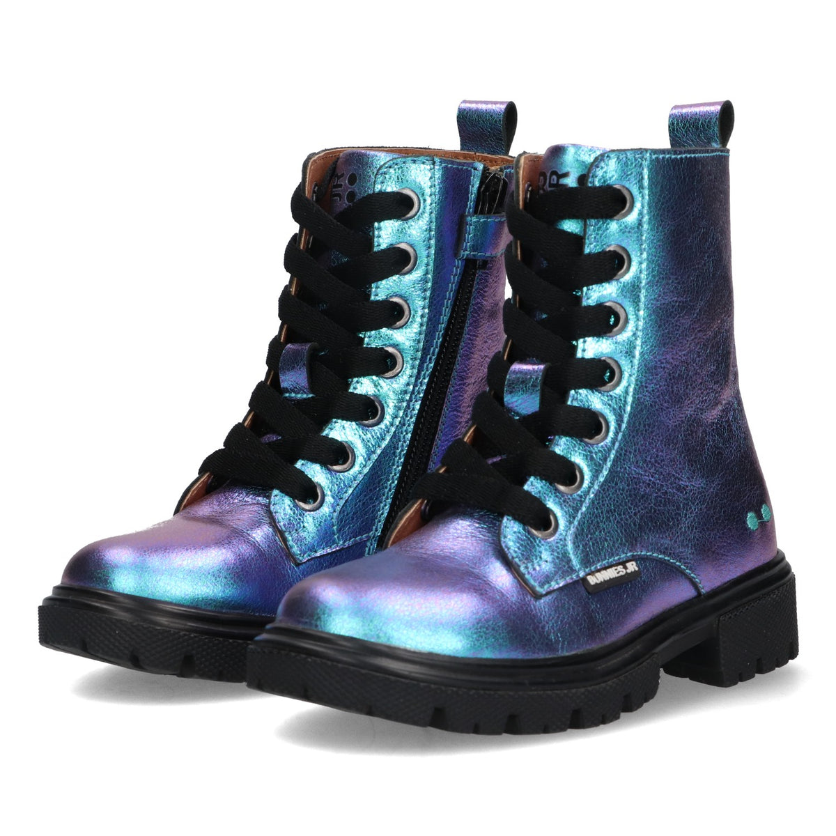 BunniesJR Saar Sterk biker boots meisjes blauw