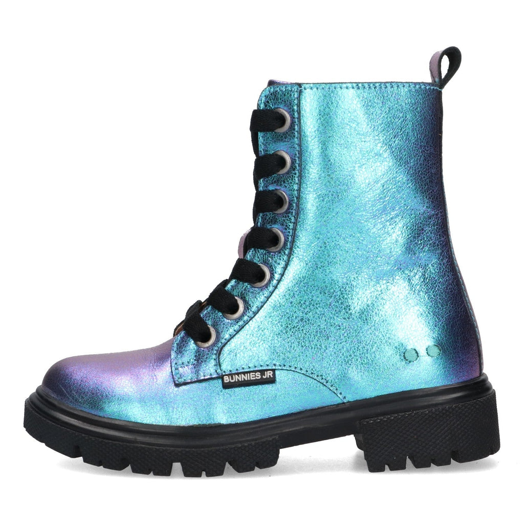BunniesJR Saar Sterk biker boots meisjes blauw