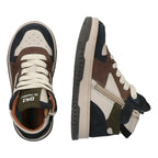 Billie Baas Hoge Sneakers Jongens Bruin